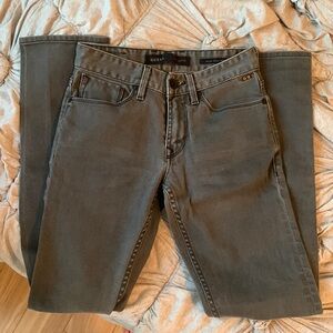 Guess slim straight washed grey/black jeans